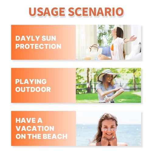 Face Sunscreen SPF 50+, Broad Spectrum SPF + Antioxidants, Titanium Dioxide & Zinc Oxide Sunscreen, For Sun Sensitive Skin, Oxybenzone Free 1.69fl.oz