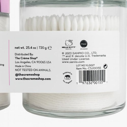 The Creme Shop Hello Kitty Cottons swabs & Cotton Pads Set of 2
