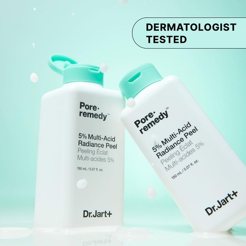 Dr.Jart+ Pore.Remedy 5% Multi-Acid Radiance Peel Korean Face Exfoliator For Face | Korean Skin Care, 5.07 Fl Oz