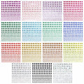 Self Adhesive Rhinestone Stickers 2478Pcs Small Diamond Variation of THIS Listing