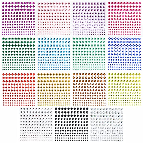 Self Adhesive Rhinestone Stickers 2478Pcs Small Diamond Variation of THIS Listing