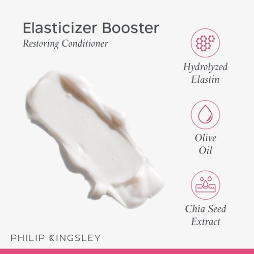 PHILIP KINGSLEY | Elasticized Booster Restoring Conditioner | Deep-Conditioning Treatment for All Hair Types | Reduces Breakage, Adds Shine & Bounce | 5.74oz