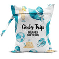 zcyxuuw Girls Trip Gifts, Wet Bag, Wet Dry Bag, For Swimsuit Travel Vacation Beach Pool Trip Makeup Bags, Bachelorette Party Bestie Gifts for Women Sister Friends