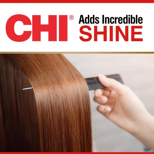 CHI Shine Infusion Hair Spray - Weightless Shine & Frizz Control | Sulfate-Free, 5.3 Oz for All Hair Types