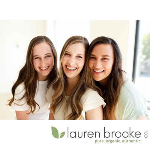 Lauren Brooke Cosmetiques Pressed Eye Shadow Duo - Richly Pigmented Organic Makeup | Evergreen & Indian Summer
