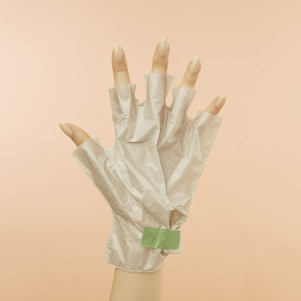 VOESH Collagen Gloves, Vegan Hand Masks, 4 Pack, Moisturizing Hand Mask, Lotion Gloves, Hydrating Gloves, Hand Care, Spa Manicure Gloves, Dry Hand Treatment