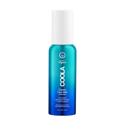 COOLA Organic Sunscreen SPF 50 - Daily Face Mist for All Skin Types | Vegan, Gluten-Free, 3.4 Fl Oz