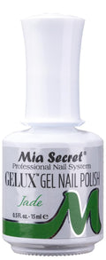 Mia Secret Gelux Soak-off gel nail polish color Jade - Gel polish cured with nail lamp - Esmaltes para uñas en gel de larga duración para lampara uv - Esmalte en gel color Jade
