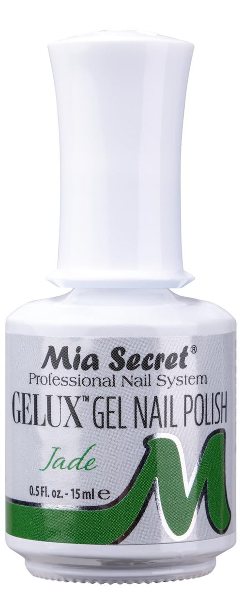 Mia Secret Gelux Soak-off gel nail polish color Jade - Gel polish cured with nail lamp - Esmaltes para uñas en gel de larga duración para lampara uv - Esmalte en gel color Jade