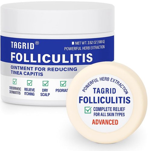 TAGRID Folliculitis Antifungal Treatment Set: Ultimate Duo for Ingrown Hair, Folliculitis Relief and Fungal Skin Care - Antibacterial Soap for Athletes & Active Lifestyles