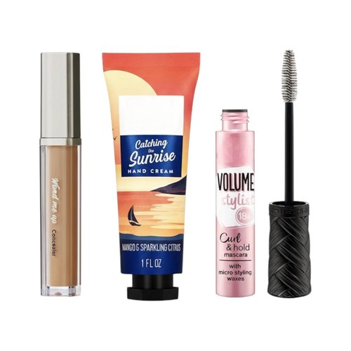 Regine Switzerland Curl & Hold Mascara - Hydrating Concealer Bundle with Bonus Hand Cream | Vegan & Cruelty-Free