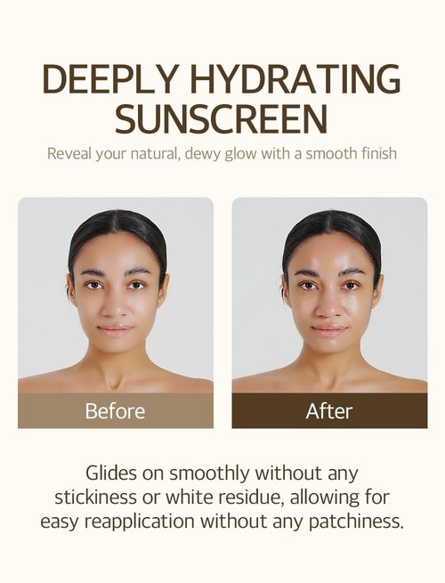 mixsoon Bean Sunscreen-Lightweight Airy Texture SPF 50 Korean Sunscreen for Face, No White Cast, Non-Sticky Stocking Stuffers 50ml / 1.69 fl.oz. Korean Glass Skin Care