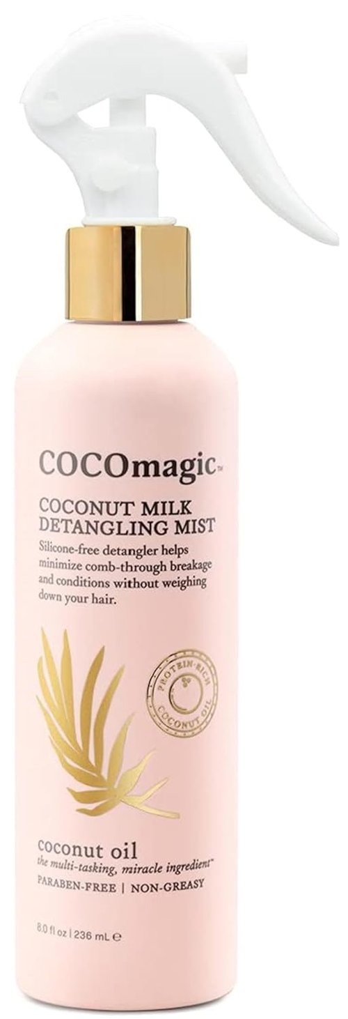 Cocomagic Coconut Milk Detangling Mist - Extra Moisturizing Leave-In Detangler | Boost Shine & Restore Vibrancy | Paraben Free (8 oz)