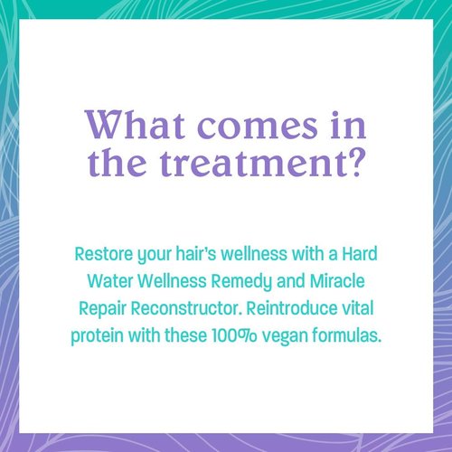 Malibu C Mini Rehab Hard Water Wellness | 2 Nourishing Remedy Packets for Clean, Healthy Hair