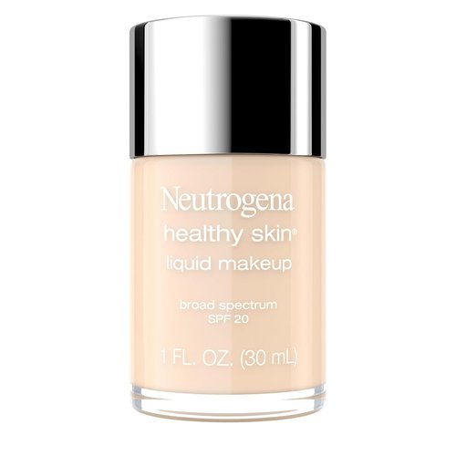 Neutrogena Healthy Skin Liquid Foundation - Lightweight Medium Coverage with SPF 20 | Classic Ivory 10, 1 fl. oz