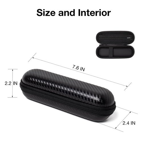 Nincha Compact Travel Trimmer Case - Hard Carrying Case for Philips Hybrid Trimmer & Shaver | Black
