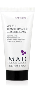 M.A.D Skincare Anti-Aging Glycolic Mask - Youth Transformation | 2 oz.