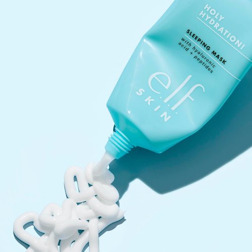 e.l.f. SKIN Holy Hydration! Sleeping Mask - Moisturizing & Plumping Dual-Use Face Mask for Soothing Skin