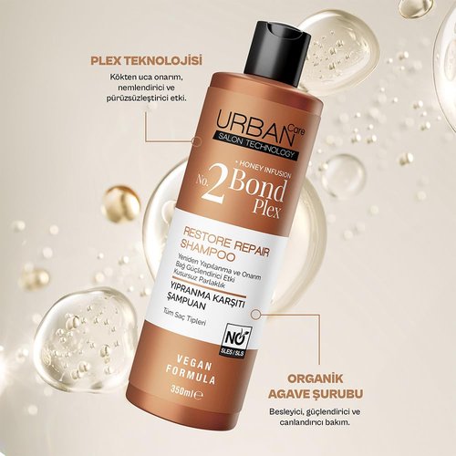 Urban Care Bond Plex No.2 Shampoo - Restore & Repair Formula | 350ml / 11.8fl.oz