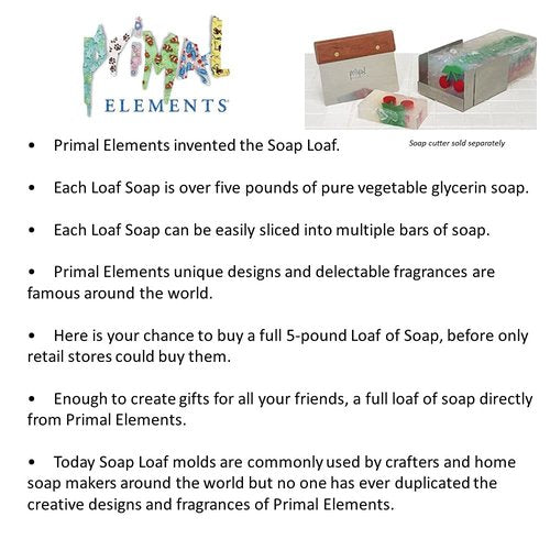 Primal Elements Soap Loaf, Imelda, 5.5 Pound