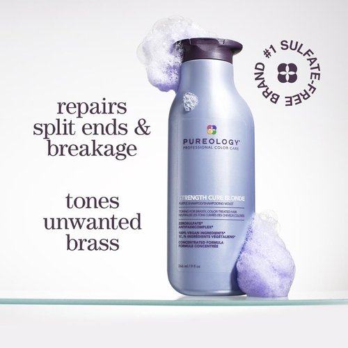 Pureology Strength Cure Blonde Shampoo & Conditioner Set - Nourishing Care for Blonde & Lightened Hair