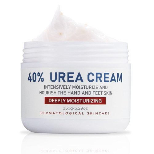 BERVEAL Urea Cream, 40 percent Foot Care Lotion for Cracked Heels,Cracked Heels, Ultra,Rough, Dry, Calloused Feet,Softening Rough skin on feet 5.29 fl.oz for All Skin