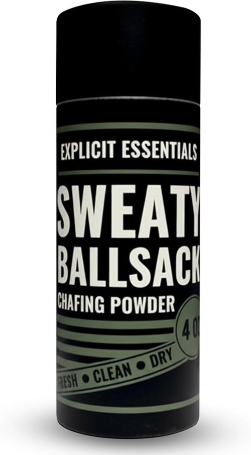Explicit Essentials Ball Powder for Men - Talc-Free Anti-Chafing & Sweat-Absorbing Moisture Control