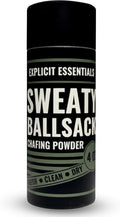 Explicit Essentials Ball Powder for Men - Talc-Free Anti-Chafing & Sweat-Absorbing Moisture Control
