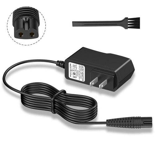 Meliya 12V Charger Cord Compatible with Braun Shaver Series 7 3 9 5 1, 3040s 310s 340s 740s 7020s 9330s 760cc 790cc 5190cc 7085cc 7865cc 9090cc 9095cc 9290cc 9385cc 9577cc Razor Trimmer
