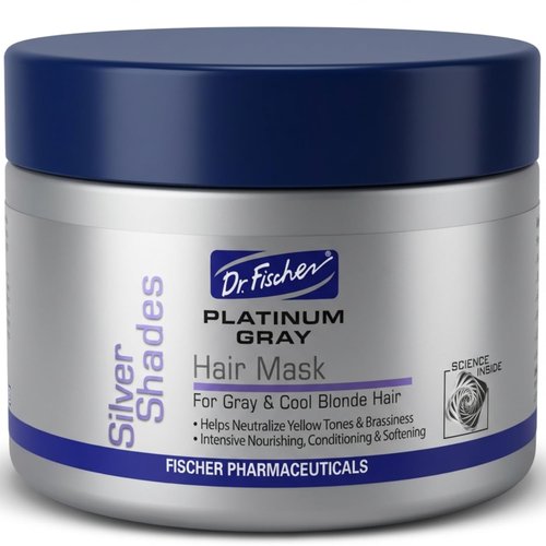 Dr. Fischer Purple Mask | Silver Perfection Treatment - Neutralizes Yellow Tones, Hydrates Gray Hair
