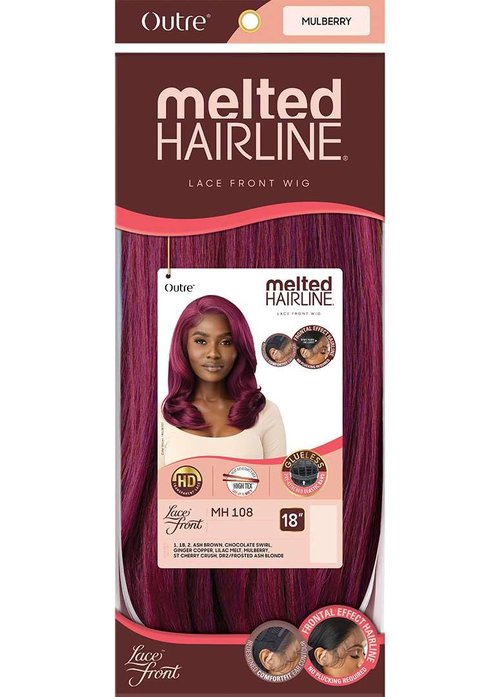 Outre Lace Front Wig - Melted Hairline - MH 108 (JET BLACK 1)