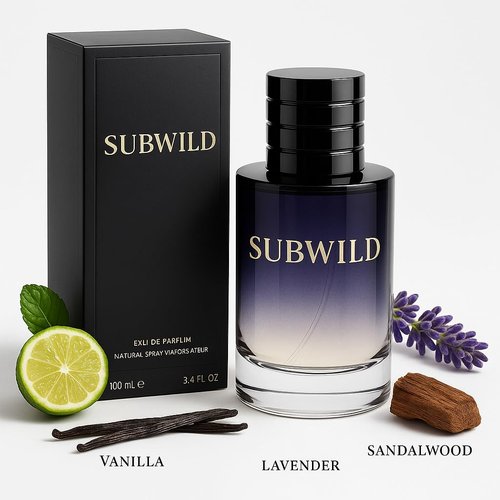 Skiennix Men's Perfume - Light Eau De Toilette with Long-Lasting Vanilla & Lavender | 3.4 FL OZ