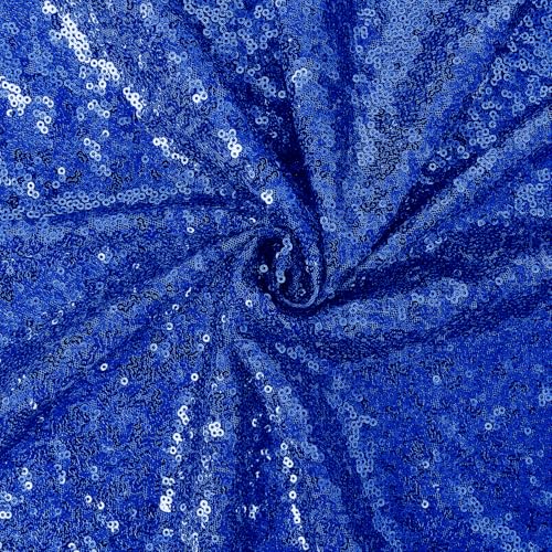 Royal Blue Sequin Tablecloth 60x102 Inch Glitter Drape for Weddings & Events - Variation of THIS listing