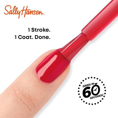 Sally Hansen Insta-Dri Holo-Glow Nail Polish - Quick Dry, Long Lasting Shine | Holographic Light Grey | 101 Shine Bright