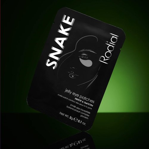 Rodial Snake Jelly Eye Patches - Rejuvenate & Firm Under Eyes | Anti-Puffiness Formula, 1 Sachet