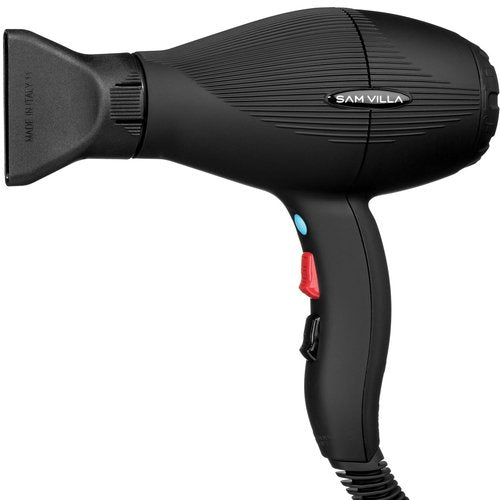 Sam Villa Ionic Professional Hair Dryer - Lightweight, Quiet Design with Variable Speed & Temperature