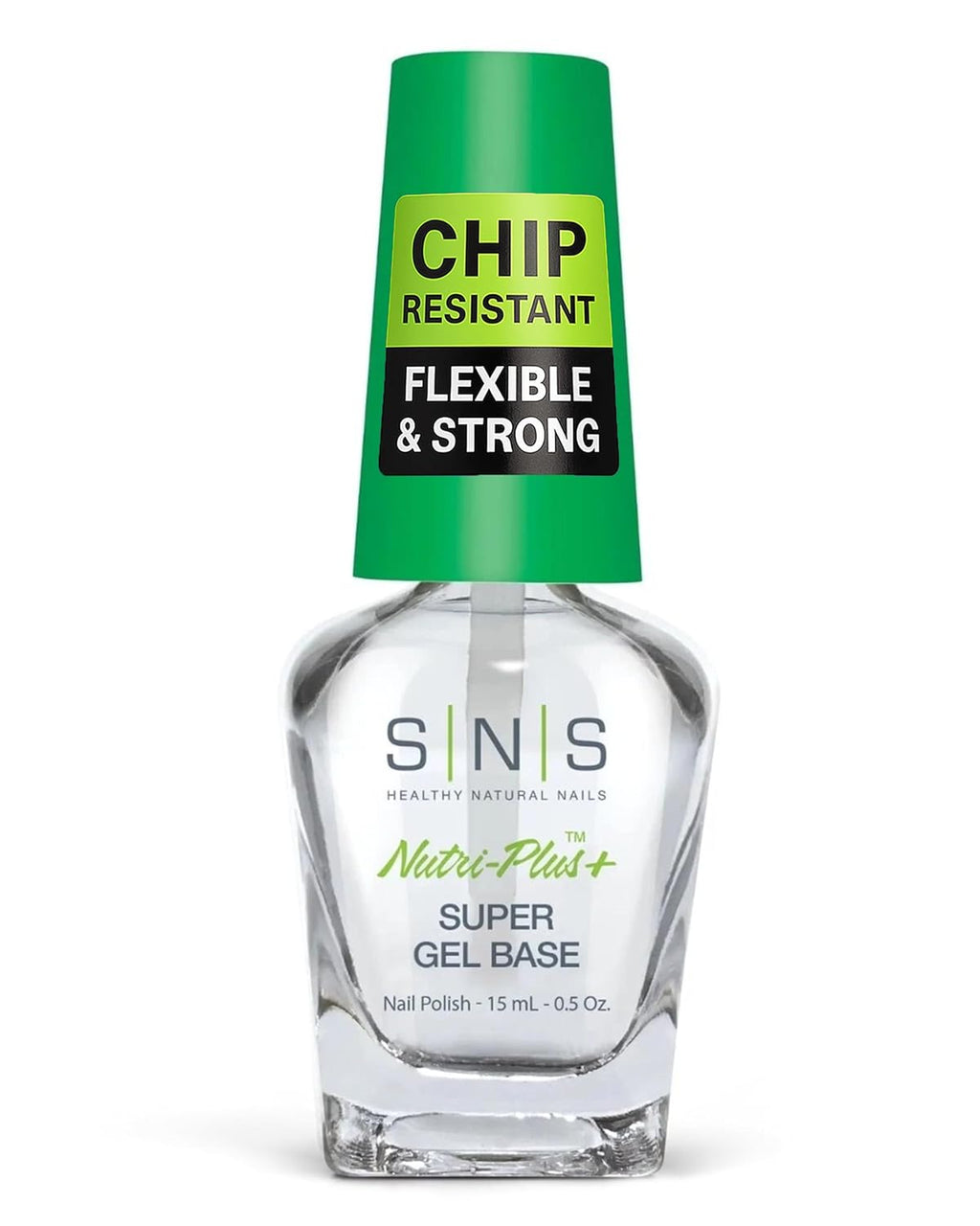 SNS Base Coat Nail Polish - Long-Lasting, Fast-Drying Nail Strengthener | Low-Odor, No UV Lamp Needed - 0.5 Oz