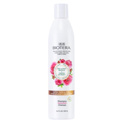 Biotera Volumizing Shampoo - Ultra Thick Formula for Fine Hair | Vegan, Paraben-Free & Color-Safe