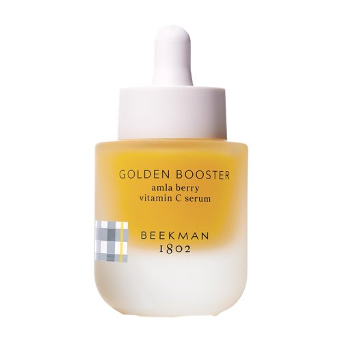Beekman 1802 Golden Booster Amla Berry Face Serum – Plant-Based Vitamin C Alternative – Brightening & Tone-Evening Serum – Helps Reduce the Look of Dark Spots – Sensitive Skin Safe – 1 fl oz