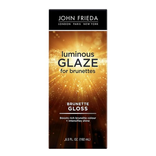 John Frieda Brilliant Brunette Hair Gloss - Enhance Rich Color & Boost Shine, 6.5 Oz