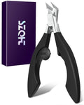 SZQHT Nail Clippers for Thick Toenails & Fingernails – Straight Edge Stainless Steel Cutter with Safety Lock, Ergonomic Grip – Professional Ingrown Nail Trimmer for Men & Women