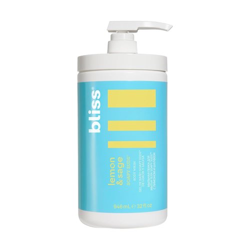 Bliss Soapy Suds Body Wash - Gentle Lemon & Sage Formula - 32 Fl Oz - Hydrating & Paraben Free