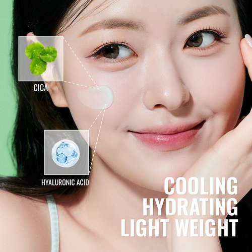 TOVEGAN Green Glow Up Cream｜Moisturizing Water-Soothing Texture｜After-Sun Calming Care｜Centella Asiatica 1.69 fl.oz
