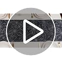 Halloween Spider Web Table Runner Black Linen 13 x 90 Inch - Seasonal Decor