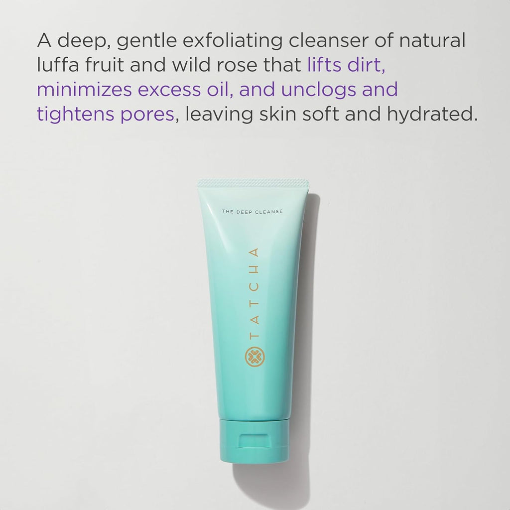 TATCHA The Deep Cleanse - Gentle Exfoliating Cleanser for Dirt Removal & Pore Tightening