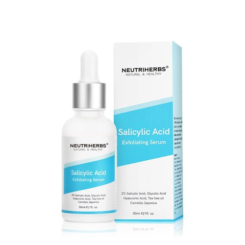 NEUTRIHERBS Salicylic Acid Exfoliating Serum - Unclogs Pores, Reduces Acne | 1 fl oz