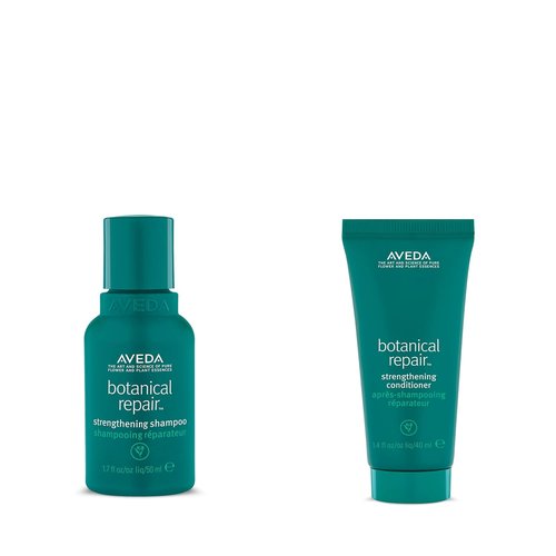 Aveda Botanical Repair Shampoo & Conditioner Set - Strengthens Damaged Hair | Bond-Building | Travel Size