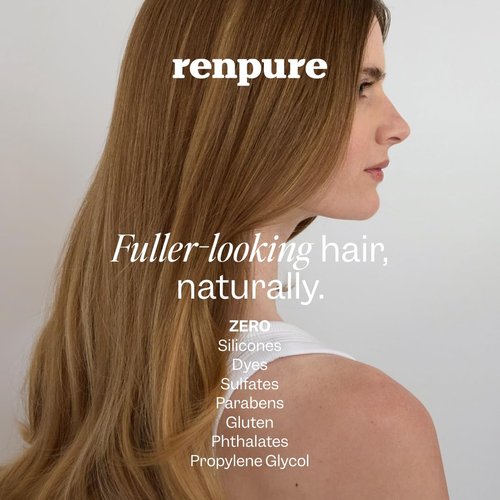 Renpure Biotin & Collagen Leave-In Conditioner - Fuller, Thicker Shine for Fine Hair - 8 Fl Oz