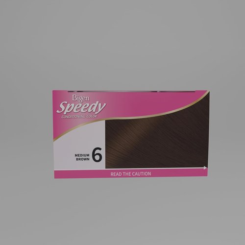 Bigen Speedy Conditioning Color Kit - 6 Medium Brown | 3 Pack for Vibrant, Long-Lasting Color