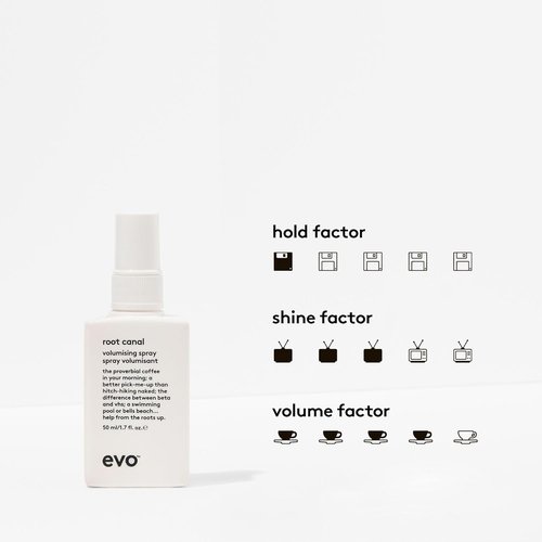 EVO Root Canal Volumizing Spray - Lightweight Texture Boost for Natural Thickening | Hair Styling Spray